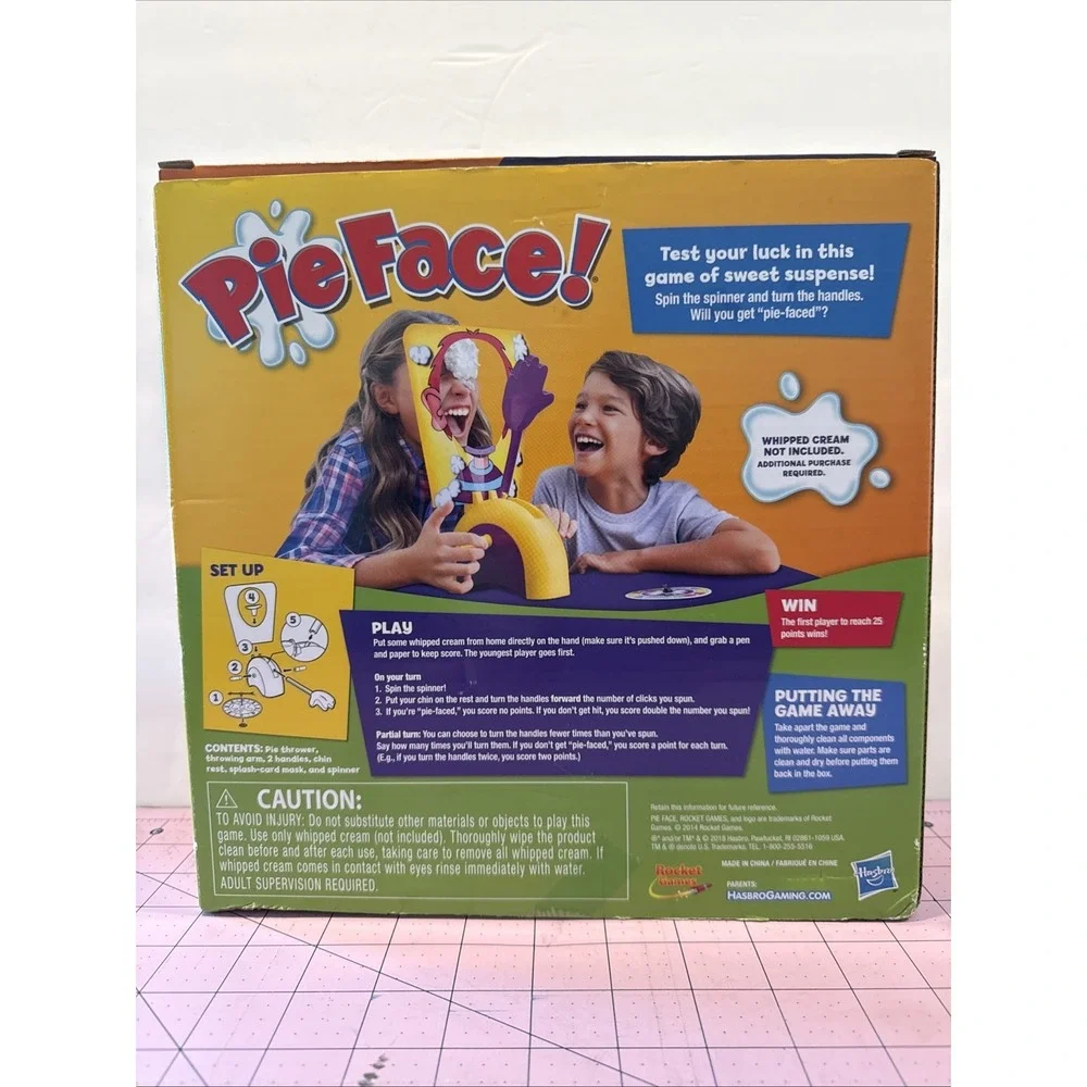 Hasbro Gaming‎ Pie Face Game Cream Family Kids New Sealed